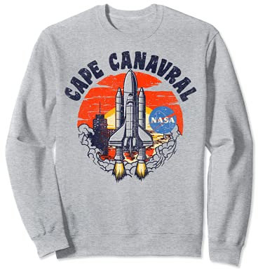 NASA Cape Canaveral Beach Launch Sunset Sweatshirt