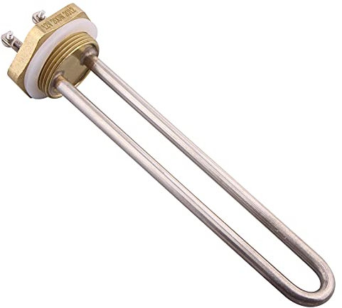 DERNORD Elemento calefactor de agua de 12 V, 200 W, brida de cobre, pieza de repuesto