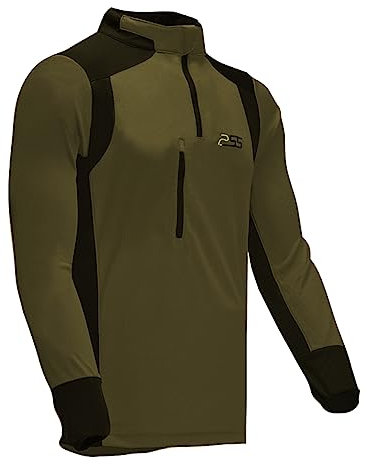 PSS Funktionsshirt X-Treme Skin Langarm, Grün/Schwarz Größe L