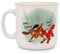 Disney Fox and The Hound - Taza de cerámica con texto en inglés Friends Forever, capacidad para 20 onzas