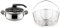 Lagostina Mia Lagoeasy'UP Pentola a Pressione 3.5L in Acciaio Inox 18/10 & Oslash; 22 cm, Pentola Induzione e Gas & Cestello in Filo per Cottura a Vapore in Acciaio Inox 18/10, & Oslash; 19 cm
