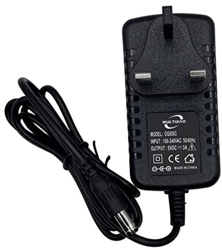 Multibao 5V 3A 3000mA Power Supply AC to DC Power Adapter Charger 5.5mm x 2.1mm Replacement Power Supply Adapter