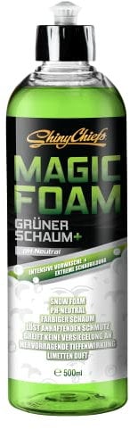 ShinyChiefs MAGIC FOAM GRÜNER SCHAUM - Farbiges Autoshampoo zur intensiven Vorwäsche - Autoschaum mit starker Reinigungskraft - Lackschonender Schaumreiniger, pH-neutral mit tollem Duft, 500ml