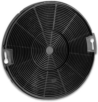 Premium Kohlefilter/Aktivkohlefilter rund Ø 155 mm für Umluft-Dunstabzugshauben, kompatibel mit AEG/Electrolux 405509371/2 (EFF75, FK155), IKEA NYTTIG FIL 50/500, Beko 9197059543 Ersatzfilter