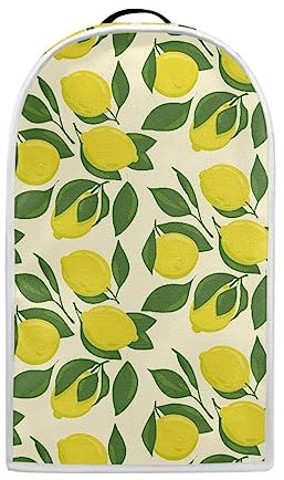 TOADDMOS Yellow Lemon Print Blender Cover Dust Cover,Blender Covers for Kitchen,Fingerprint Protection Cover for Stand Mixer or Coffee Machine
