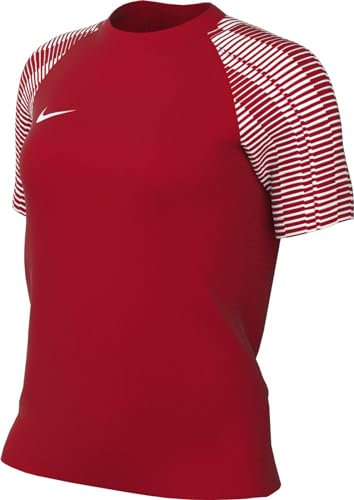 Nike FZ4887-657 W NK DF Academy JSY SS Sweatshirt Women's University RED/White/White Size XL