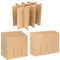 KeaJuidy 6er Set Glas- und Geschirrtrenner, Braun, Pappe, Passt in 16x12x12 Inch Box (Box nicht enthalten)