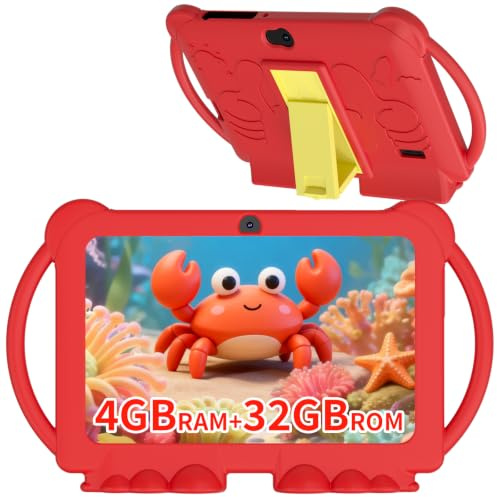 RUIQIAI Tabletas de 7 pulgadas, tablet para niños (rosa)
