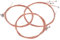 Akustische Gitarrensaiten, Folk-Gitarrensaiten, E-Gitarren-Teile, Ersatz-Flatwound-Gitarrensaiten für Gitarrenliebhaber (Red copper string*3)
