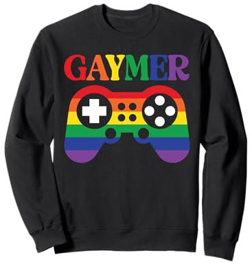 Rainbow Gaymer Gamer Gay Controller Gaming Pride CSD LGBTQ+ Sweatshirt