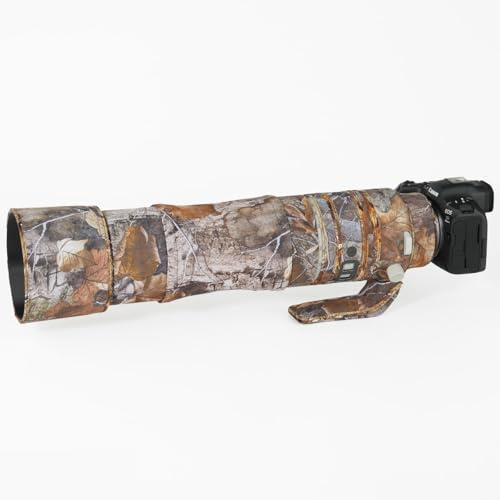 CHASING BIRDS Camouflage Waterproof Lens Coat for CANON RF 200-800mm F6.3-9 IS USM Rainproof Lens Protective Cover (Forest Camouflage)
