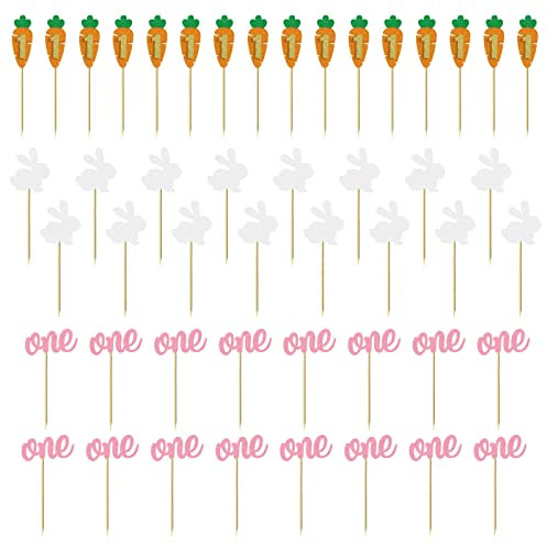 Cupcake-Topper, Party-Kuchenaufsätze, für Kinder, Mädchen, Geburtstagsparty, Dekoration, Dessert, Essen, Babyparty, 48 Stück