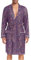 ZZXXB Dream Catcher Follow Your Dreams Herren-Nachtwäsche, leicht, langärmelig, Spa-Bademantel mit Taschen, M-XL, violett, M