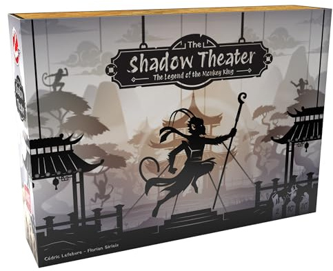 Space Cowboys Asmodee The Shadow Theater: The Legend of The Monkey King | Board Game | Ages 10+ | 2 Players | 30+ Minutes Playing Time