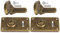 Wooden Box Hasp Buckle Antique Hardware Fastener Fitting Furniture Accessories Retro Sturdy Luggage Decor Bronze