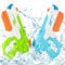 CIRULLI Lot de 2 pistolets à eau de 600 ml - Grande portée - Bataille d'eau ultime pour enfants et adultes - Pistolet à eau parfait pour la piscine, la plage et le jardin, jeux d'eau en plein air