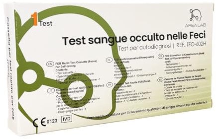 3 pruebas para la detección de sangre oculta en heces | Test FOB || Test Colon Recto | Certificado CE0123 || Resultado en 5 minutos | Sellado y Estéril || Registrado en el Ministerio de Salud (3)