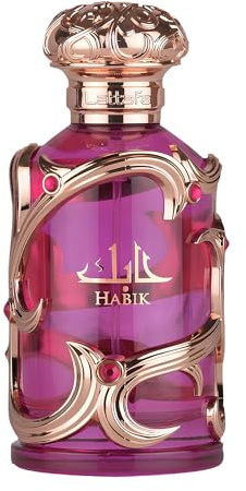 Habik For Women by Lattafa Perfumes – Eau de Parfum 100ml – Long Lasting Floral Fruity Scent for Women – Elegant, Musky, Sweet – Arabian Luxury Perfume Gift for Her