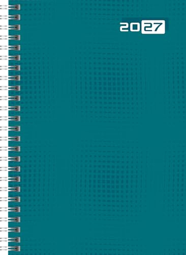 rido/idé Buchkalender Colour Line Mod. futura 2 2027 | A5, Papier, petrol