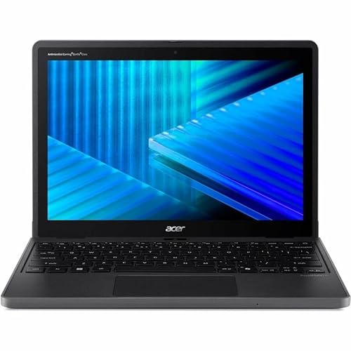 Acer TravelMate B3 Spin 12 TMB312R-31 TMB312R-31-C741 12.2 Touchscreen Convertibile Notebook 2 in 1 WUXGA 60 Hz Intel N-Series N150-8 GB Memoria Flash 128 GB Tastiera Inglese Nero