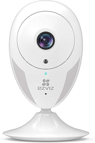 EZVIZ Cámara Vigilancia WiFi Interior, 1080P Camara IP para Vigilar Bebés y Mascotas, Visión Nocturna, Detección de Movimiento, Audio Bidireccional, Compatible con Alexa, Modelo CTQ2C