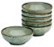 CreaTable 8 cm, Stone, 22079, Serie Nature Collection, 6-teiliges Geschirrset, Sojaschale aus Steinzeug, spülmaschinen-und mikrowellengeeignet, Qualitätsproduktion