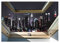 Forwall Fototapete Fenster New York 3D Effekt Stadt Nacht Ilussion Optik Wohnzimmer Schlafzimmer Vlies Tapete Wandtapete UV-Beständig Montagefertig (10417, V8 (368x254 cm) 4 Bahnen)