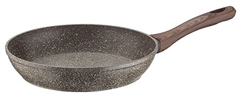 Pintinox Padella Alluminio Serie Natura, Antiaderente Effetto Pietra, Adatta All'induzione, Diametro 30 cm