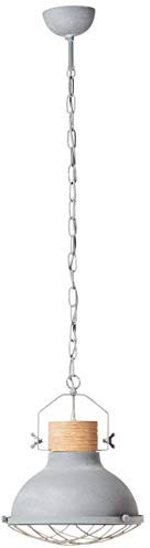 Emma Pendelleuchte 33cm grau Beton