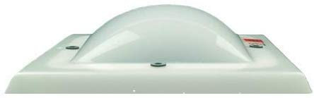 Ironlux - Cúpula Blanco Opal para Claraboya techo Cuadrada - Incluye Juntas, Fijaciones y Accesorios de Montaje - Tragaluz - Fabricada en Metacrilato - CxD = 80 x 80 cm - ExF = 94 x 94 cm