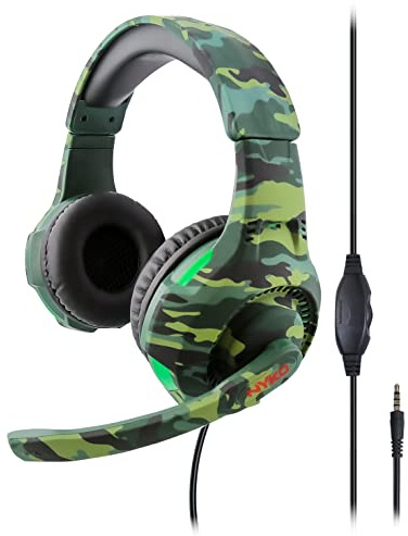 Nyko Casque universel de camouflage de luxe - Casque filaire universel - Compatible avec Xbox One, Xbox Series X, PS4, PS5, Switch, PC et Mac - Non spécifique à la machine