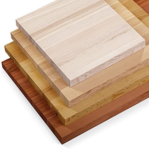 LAMO Manufaktur Encimera para Lavabo Encimera de Baño Estante de Baño Tablero de Pared para Lavabo, 80x40 cm (LxA), Color Oscuro, Sin Accesorios de Montaje, LWPG-01-A-004-AG