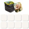 OOTSR 16 Stück Sublimation Blanko Kühlschrank Magnete, DIY Dekorative Magnete für Whiteboard, Büro, Kalender, Küche, Zuhause, Wand Dekoration