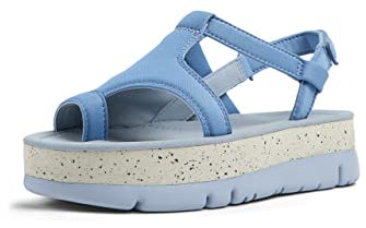 Camper Oruga Up K201543, Sandalia Mujer, Azul Medio 003, 41 EU