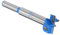 Kozelo Forstner Drill Bit - [25mm] Tungsten Carbide Auger Opener for Wood Furniture Hinge Woodworking Use, Round Shank, Dark Blue