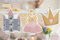 Prinzessin - Girlande zum Kindergeburtstag - Geburtstagsdeko - Wimpelkette Prinzessinnen Geburtstag - Raum Dekoration