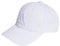 adidas Unisex Big Tonal Logo Baseball Cap, White, M
