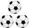 Boland 65219 - Pallone da calcio gonfiabile, 3 pezzi in un unico set, gioco d'acqua, decorazione, addobbo per piscina, festa estiva e festa a tema.