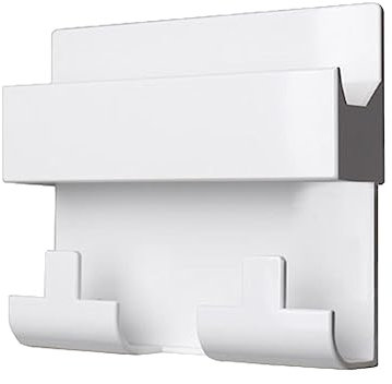 NGUMMS Adesivo porta telefono da parete - Supporto per base di ricarica per telefono cellulare con telecomando a muro Punch Free | Supporto mobile adesivo per caricabatterie, telecomando, tasca