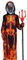 Herenear Halloween Costume da Scheletro per Bambini, Costume da Mietitore con Guanti Falci, Costume da Scheletro Mietitore Rosso per Halloween Carnevale Cosplay Festa Decorazioni