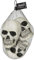 amscan 3 Totenköpfe Fright Night Plastik 10 x 10 cm