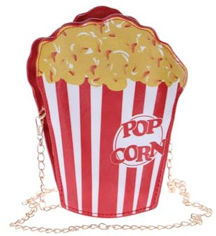 Kawaii-Story LB-6104 Popcorn 3D Form Scherz lustig Party Feier Damen Tasche 20x10,5x6,5cm Pu