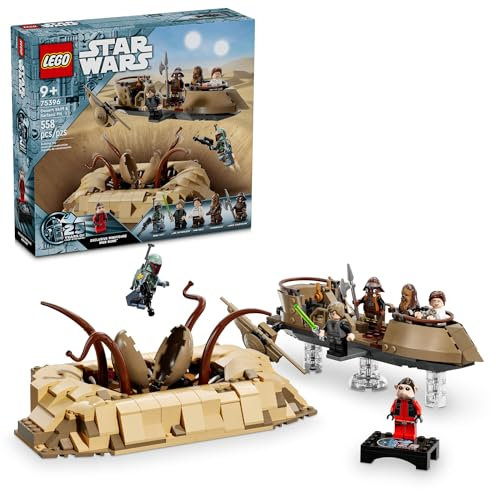LEGO Star Wars 75396 - Wüsten-Skiff und Sarlacc-Grube (558 Teile)