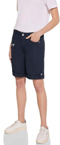 STREET ONE Damen A377223 Sportive Bermuda Shorts, deep Blue, 34W