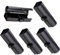 Köderbox Ratte schwarz I Kinder- und Haustiersicher I Effektive Ratten Köderstation für Rattengift, Giftköder I Rattenköderstation, Rattenköderbox Haus, Garten (5er Set)