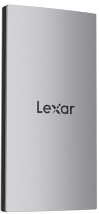 Lexar ES3 Externe SSD 2TB, USB 3.2 Gen2 Portable SSD, bis zu 1050 MB/s Lesen, 1000 MB/s Schreiben, Tragbare SSD für iPhone15-Serie/Mac/PS5/XBOX/Laptop/PC und Spielkonsole (LES3XXX002T-RNSNG)