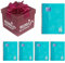 Oxford Collegeblock Touch A4 plus, liniert mit Doppelrand, 90 g/m², 80 Blatt, Türkis inkl. Überraschungsgeschenk von Paulnala.de (5, Türkis)