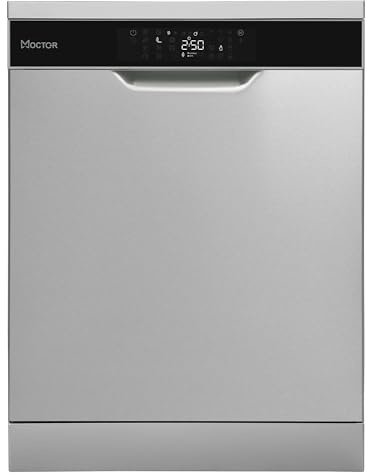 Moctor Geschirrspüler DW70014AS, 14 Maßgedecke, Smarte Bedienung mit WI-FI Moctor App, Turbo Drying System, Auto Door, Aquastop