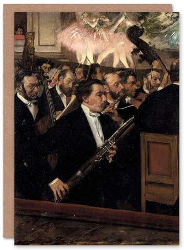 Artery8 Edgar Degas Art Card The Orchestra at the Opera