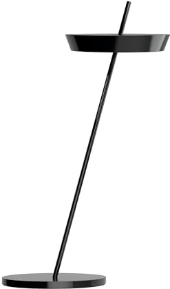 SIGOR Mahina Tischleuchte - Dimmbare LED Akku-Tischleuchte, Höhe 35,5 cm, aufladbar mit USB-C, 10 h Leuchtdauer, keramikschwarz